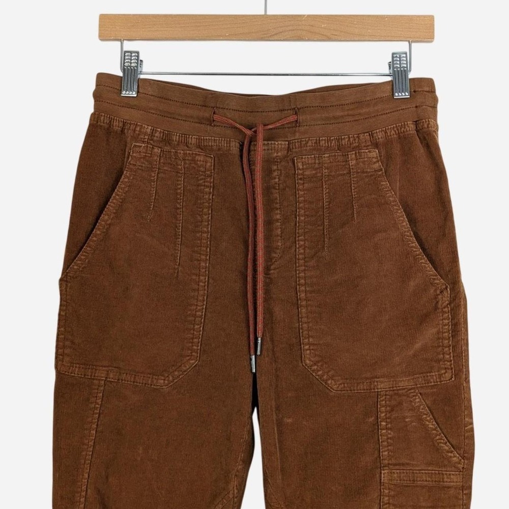 Anthropologie Leigh Corduroy Jogger Pants Burnt Orange Size XS - Picture 4 of 9